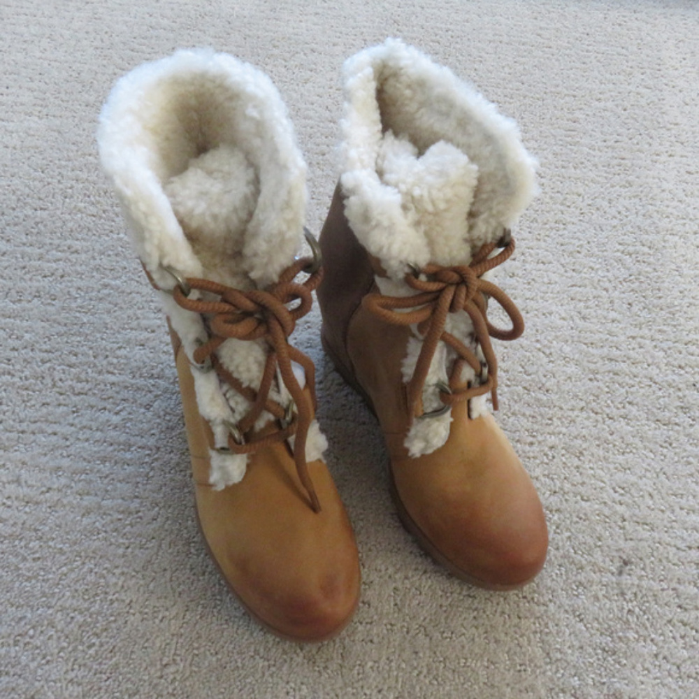 Sorel Joan of Arctic Boots Shearling  7 38 - Picture 5 of 5
